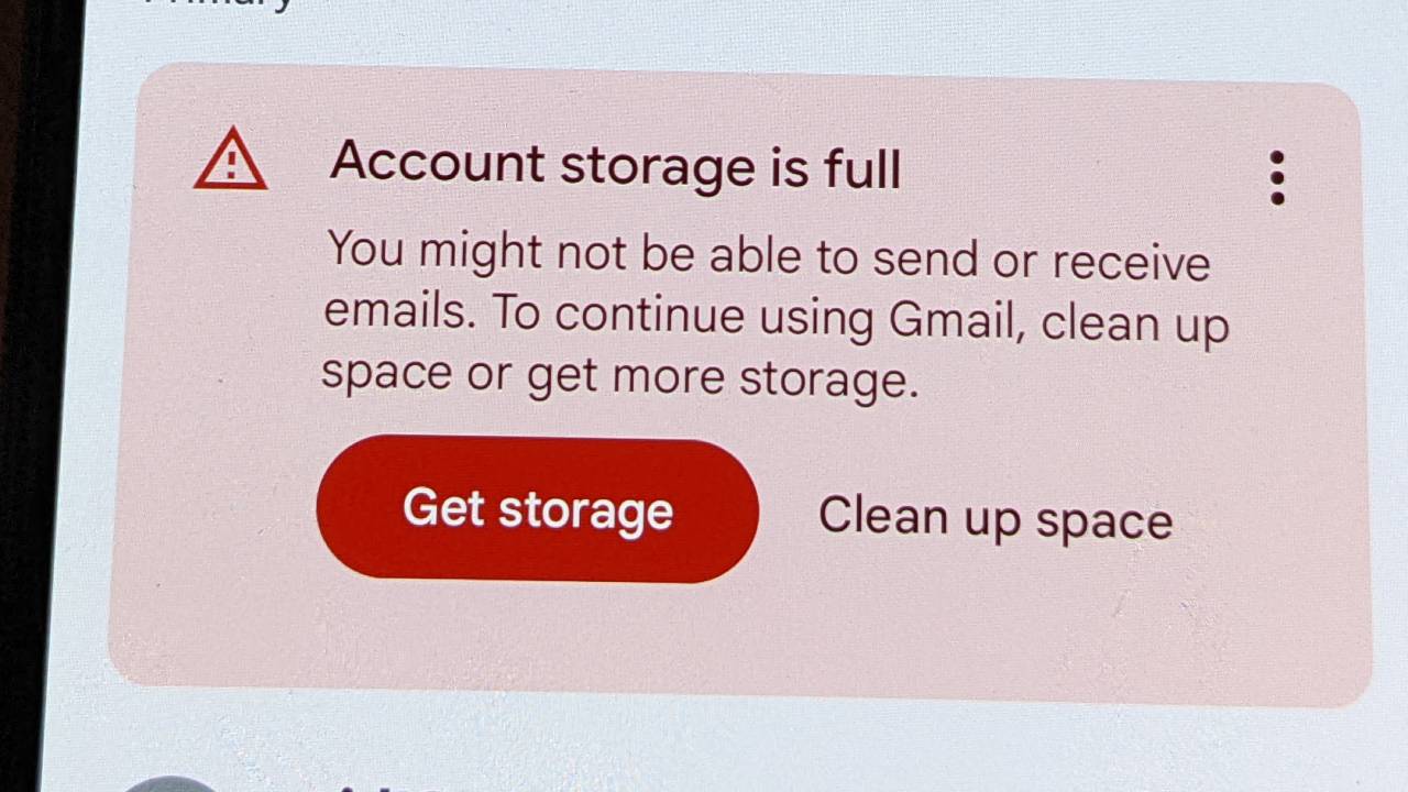 Gmail, memoria terminata