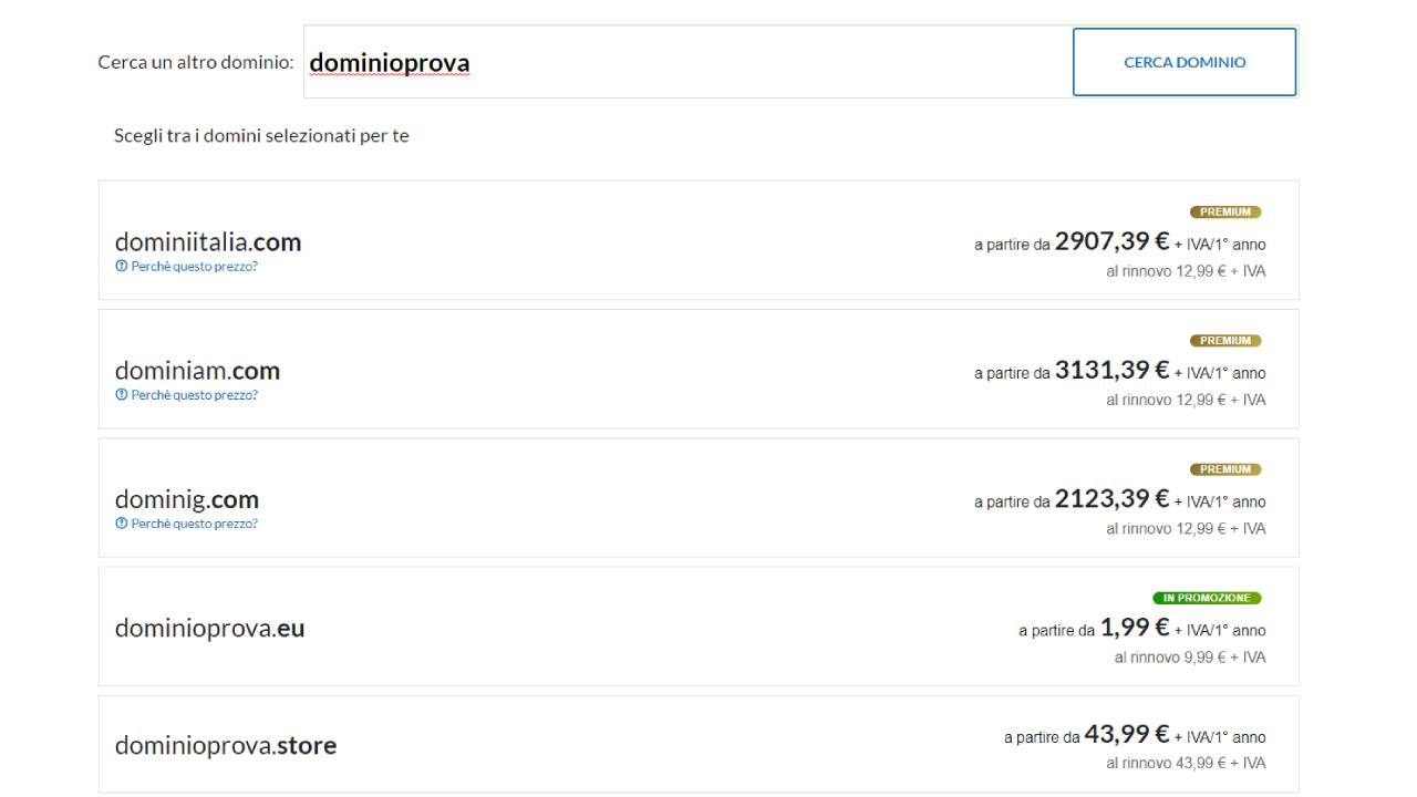 Registra dominio con Aruba Registra dominio con Aruba