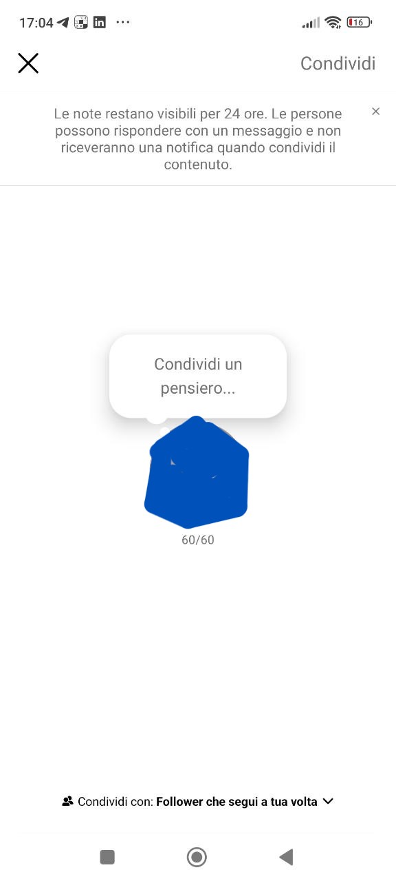 Creare Instagram Notes