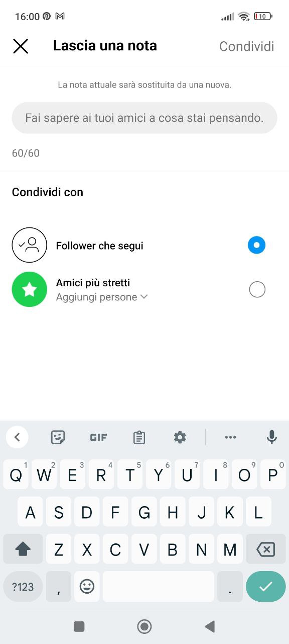 Modifica instagram notes