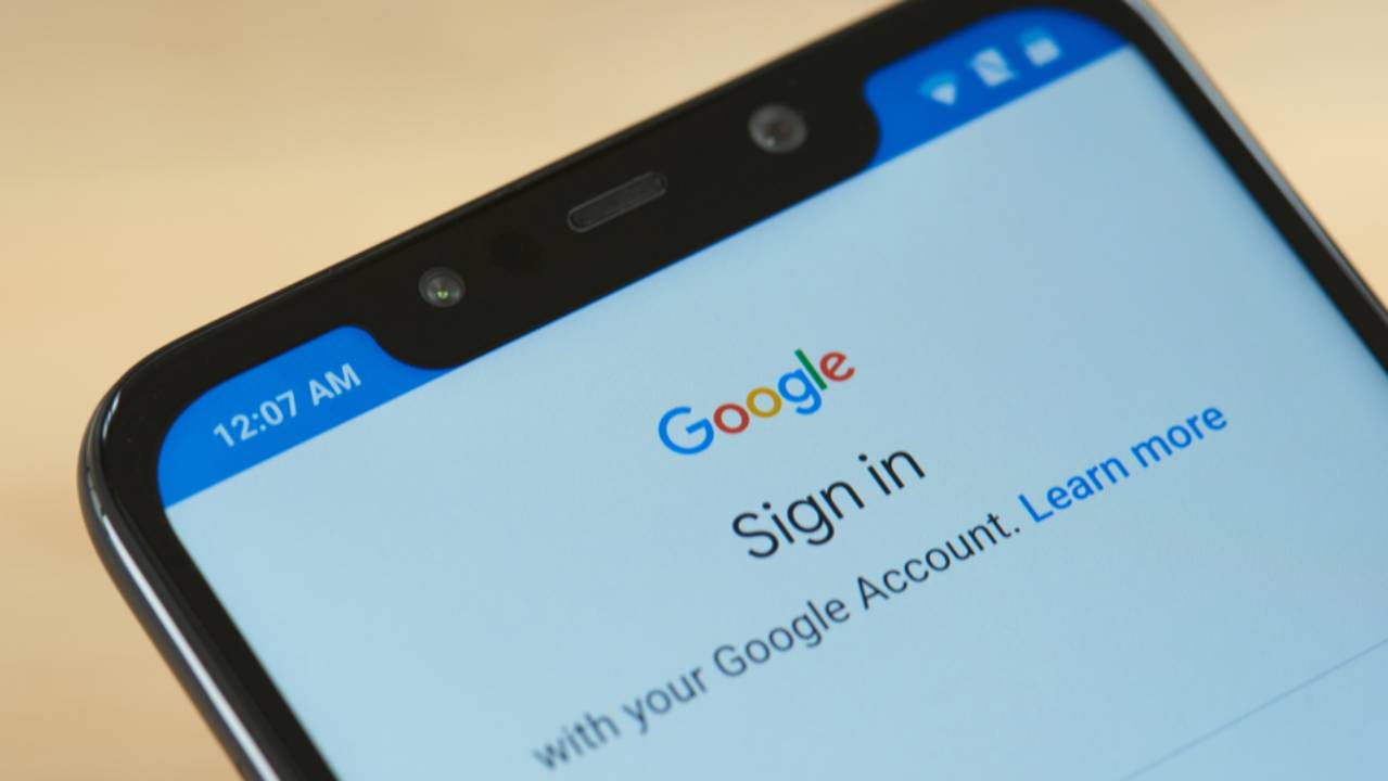 Crea un account Google private