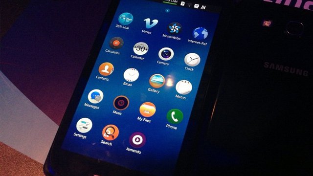 Smartphone Samsung con sistema operativo Tizen