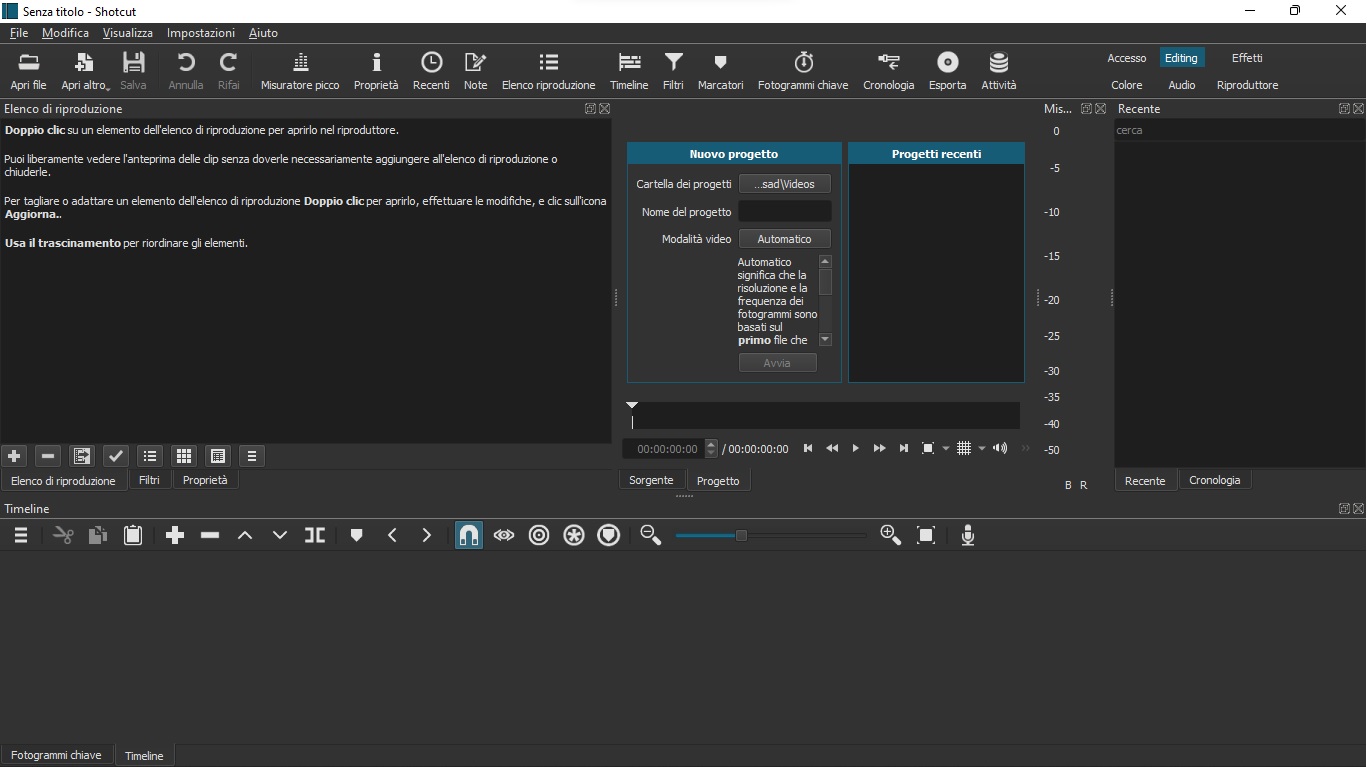 Shotcut come si usa Shotcut come si usa