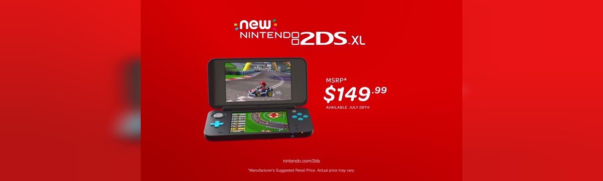 Ecco la nuova Nintendo 2DS XL