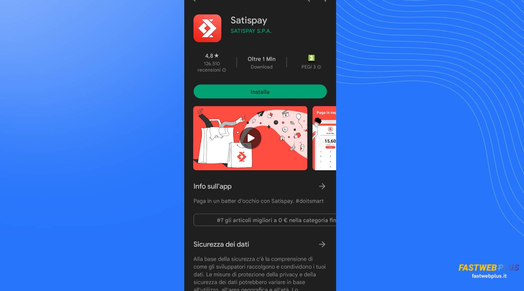 PagoPa, ricevuta con Satispay