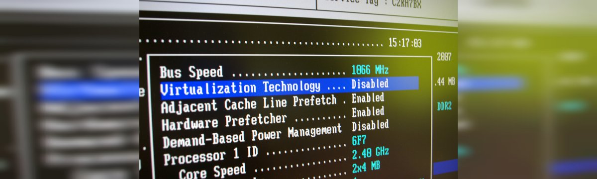 Schermata del BIOS di un computer