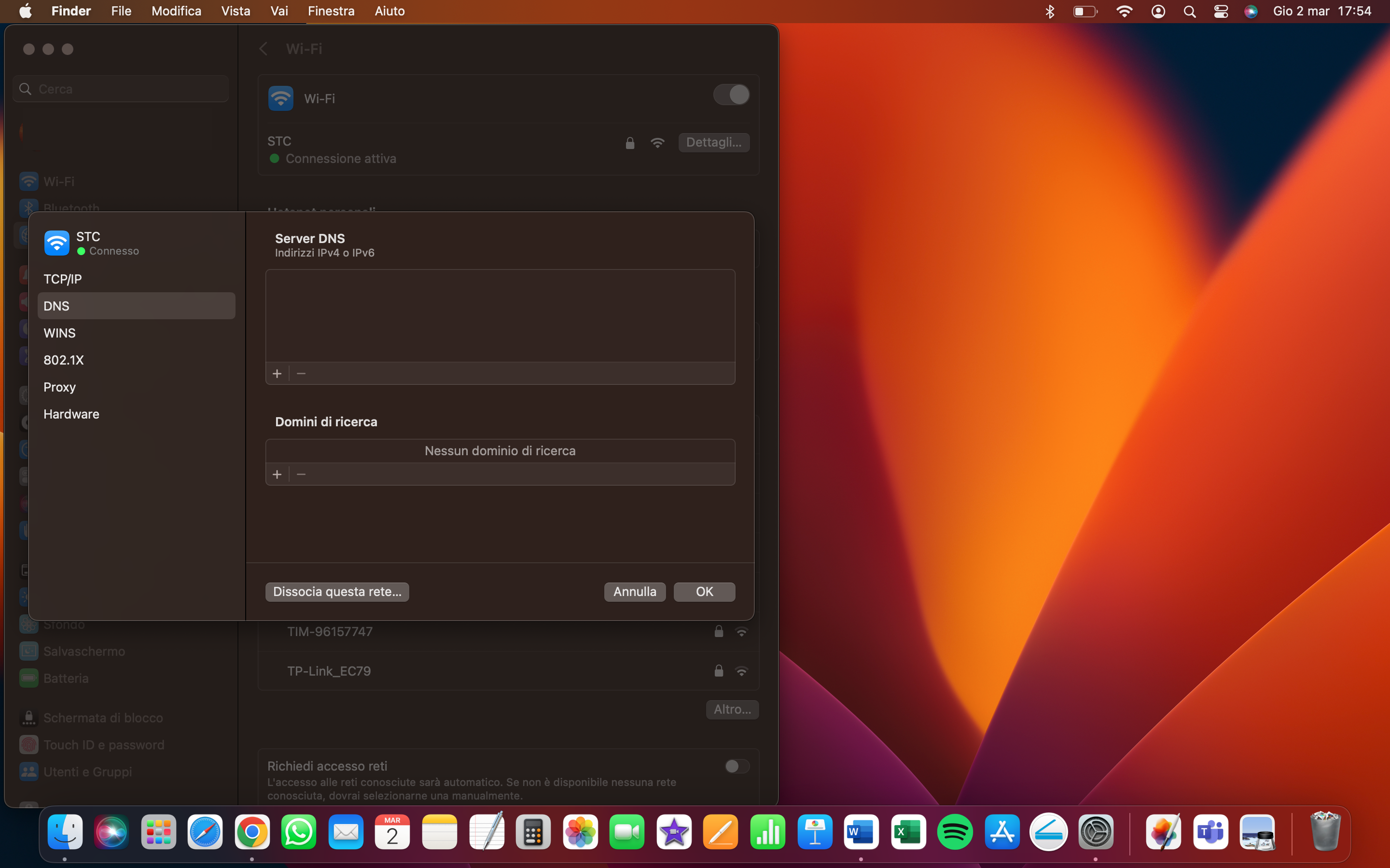 Impostare un DNS alternativo su Mac Impostare un DNS alternativo su Mac