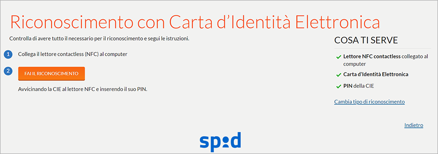 SPID Aruba con CIE