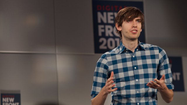 David Karp pochi giorni prima dell'acquisizione di Tumblr da parte di Yahoo!