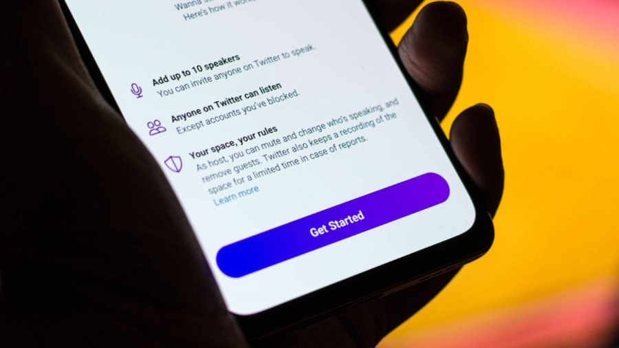 schermata spazi di twitter