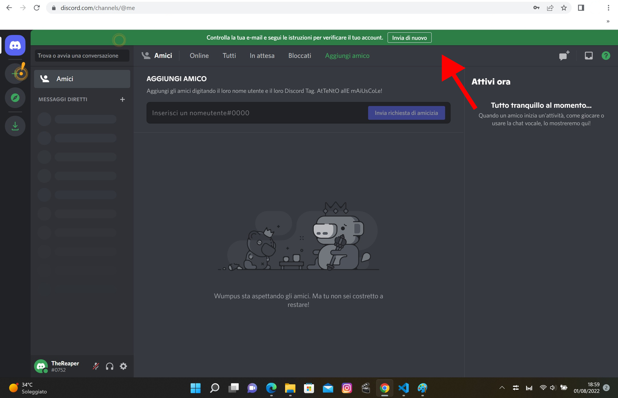 Come unirsi alla community di Discord