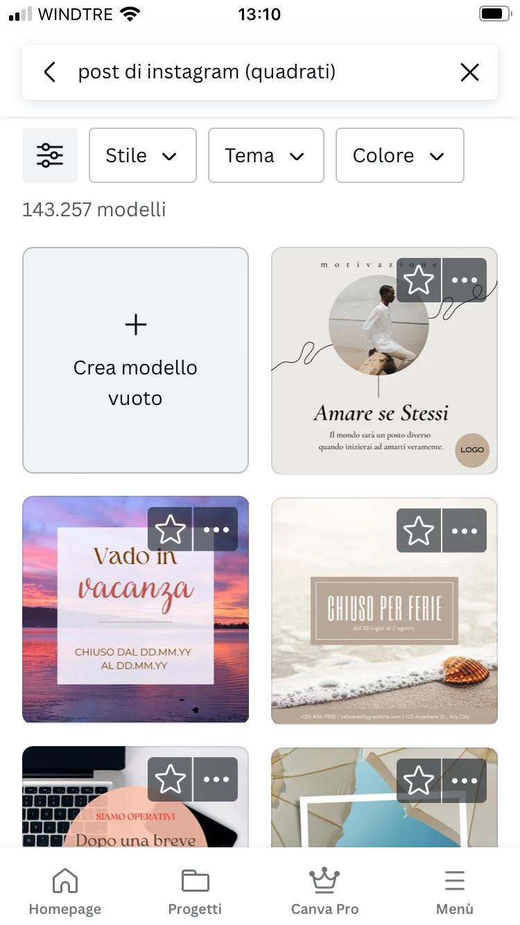 Modelli post instagram su canva Modelli post instagram su canva