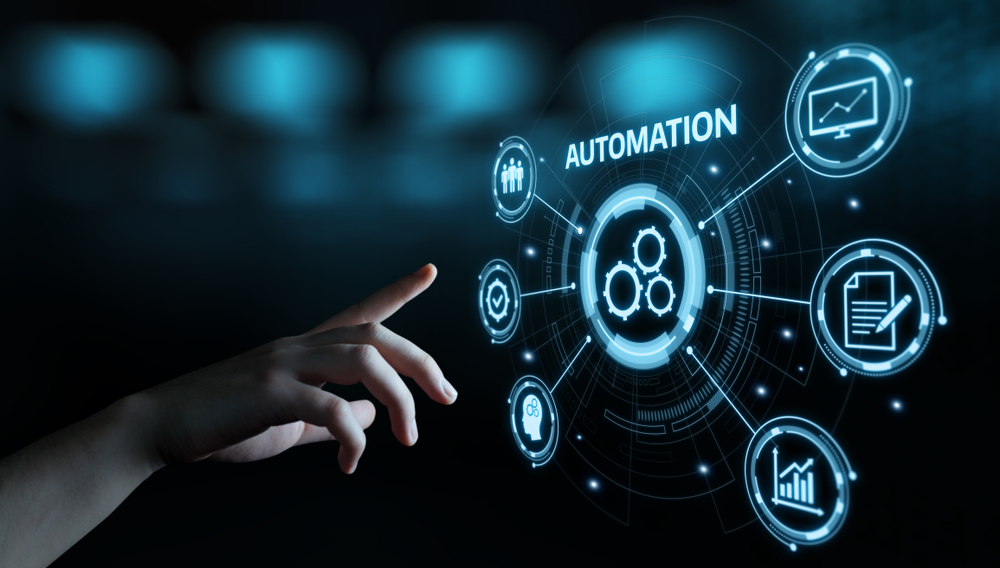 Serie di icone collegate al concetto di automazione