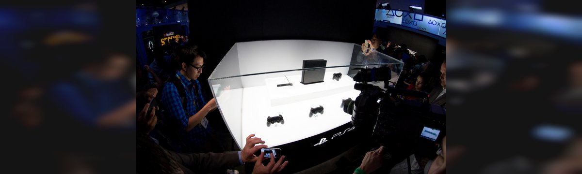 La PlayStation 4 nel corso della presentazione dello scorso febbraio