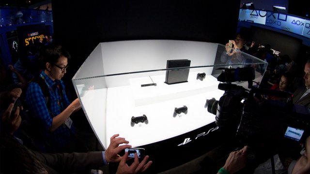 La PlayStation 4 nel corso della presentazione dello scorso febbraio