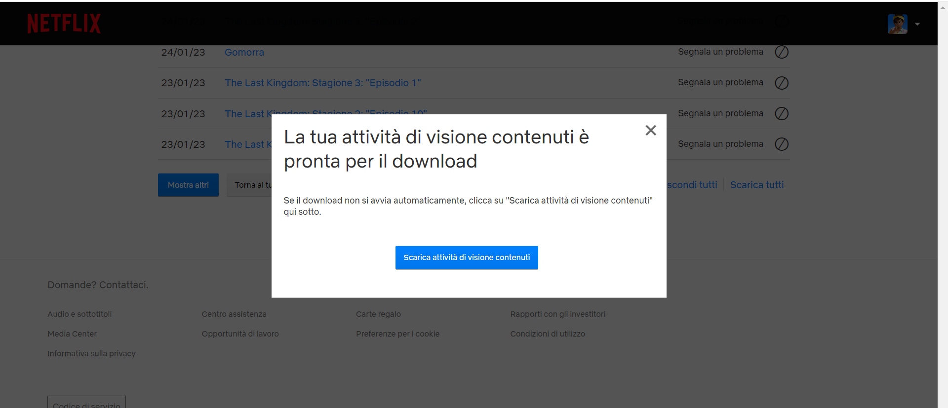Cronologia Netflix Cronologia Netflix