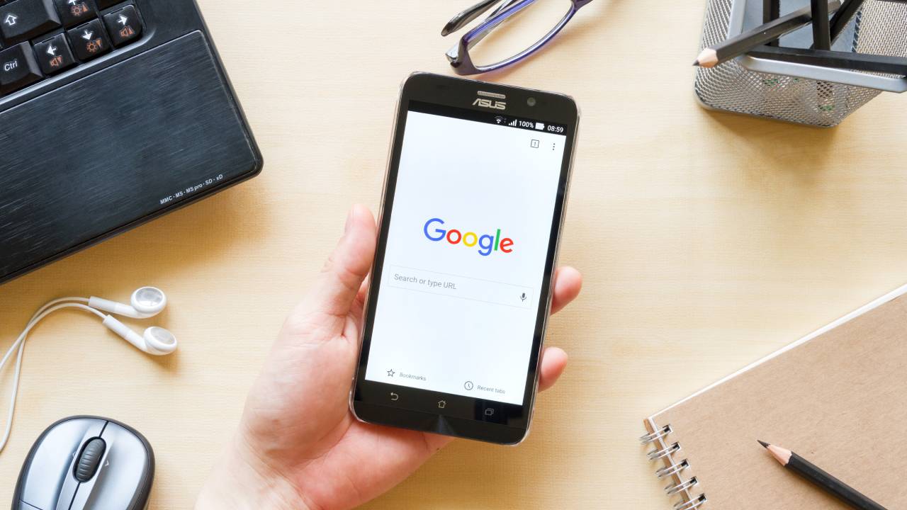 Mobile schermata google