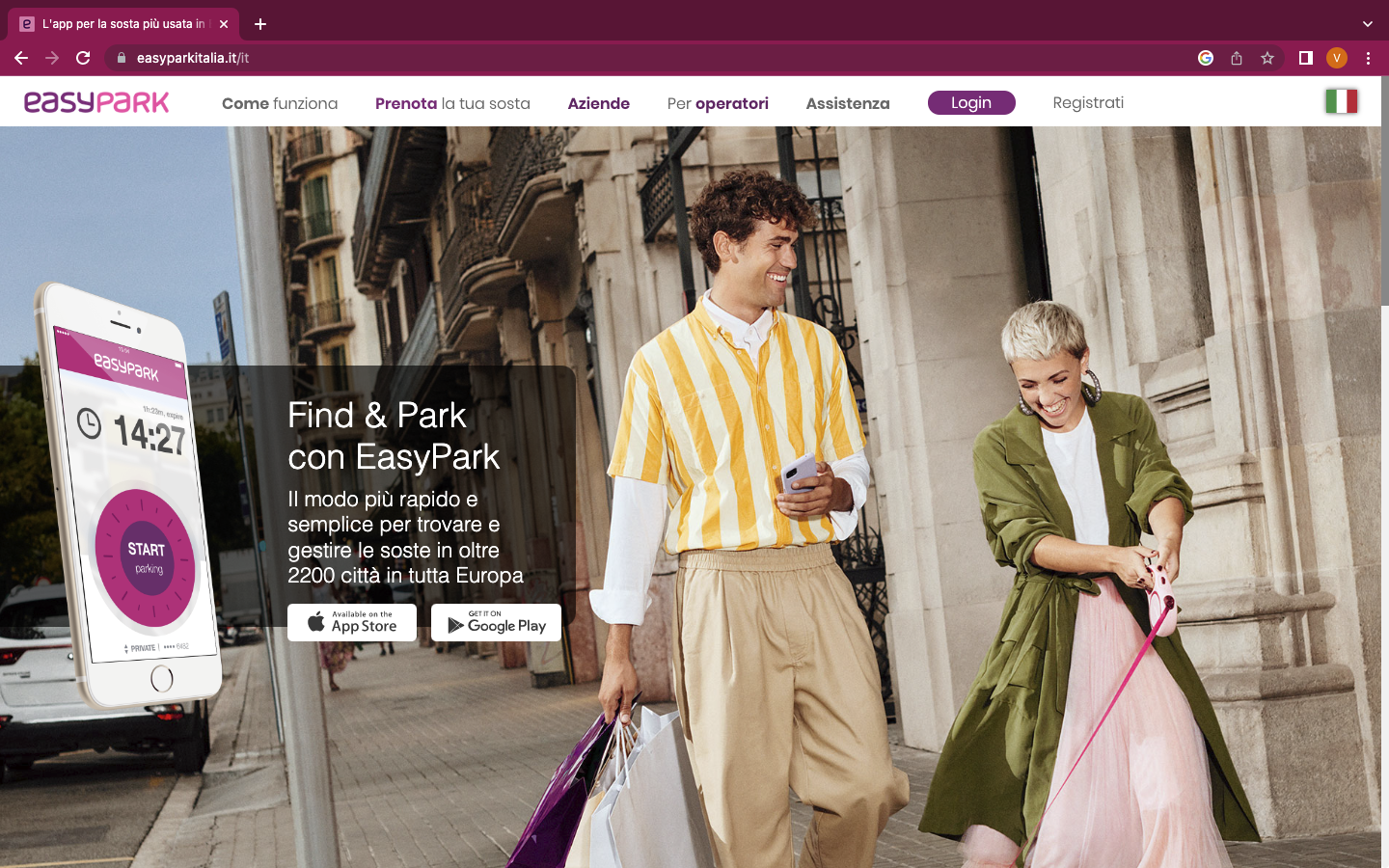 EasyPark per parcheggiare EasyPark per parcheggiare