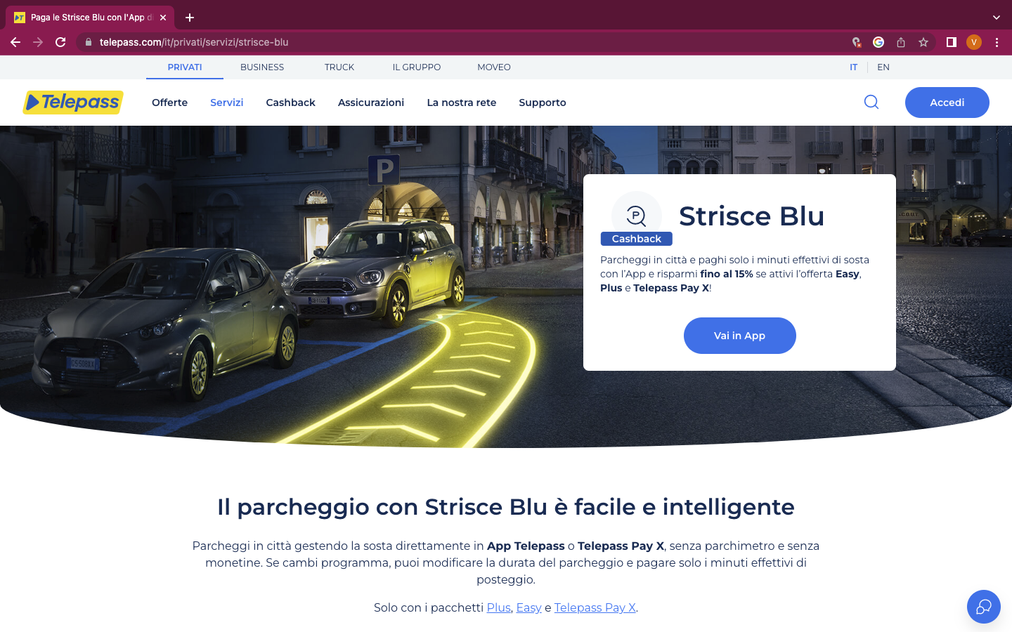 Telepass per parcheggiare Telepass per parcheggiare