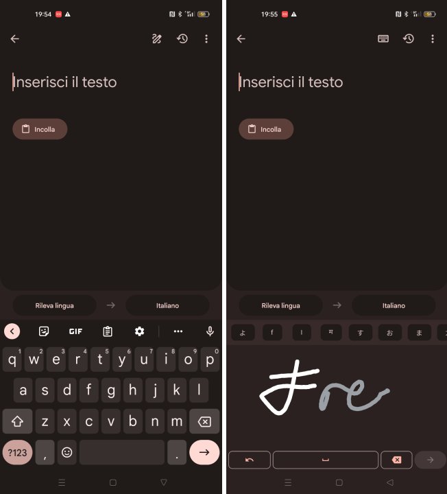 Google Translate Traduce la scrittura a mano Google Translate Traduce la scrittura a mano