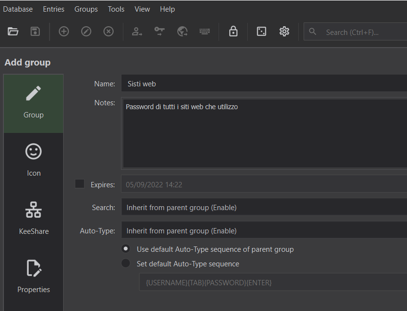 Come utilizzare un database di password