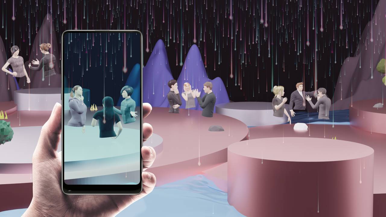 Smarphone metaverso eventi