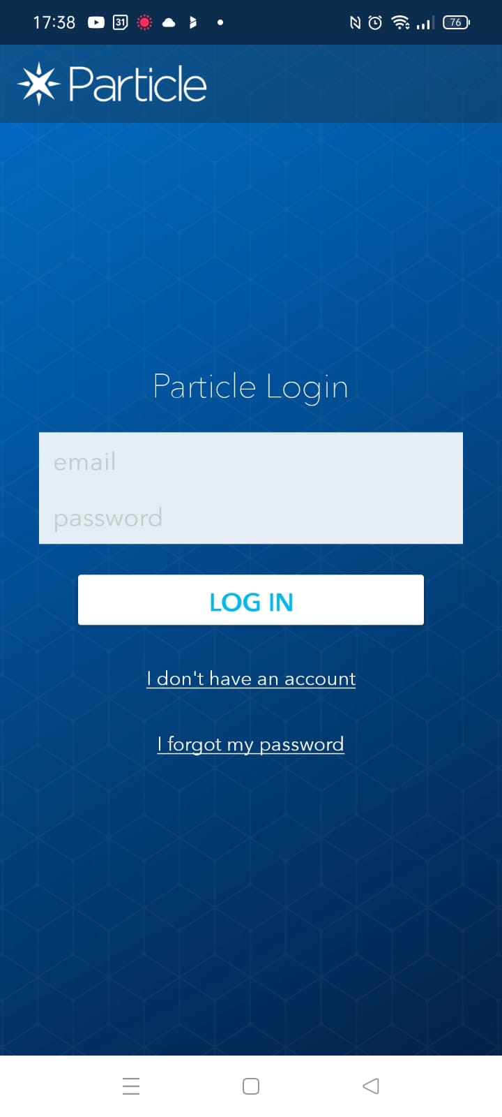 Setup del modulo Photon al WiFi Setup del modulo Photon al WiFi