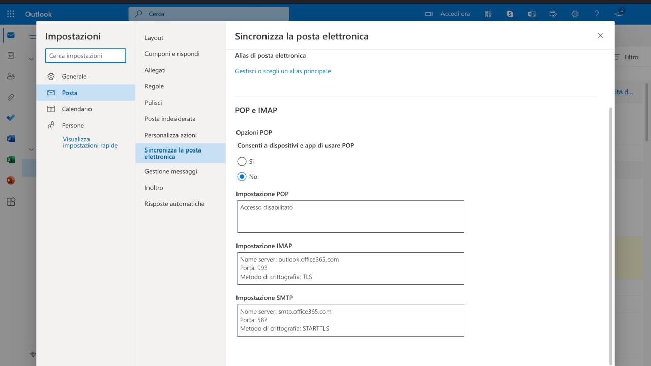 Configurare email Configurare email