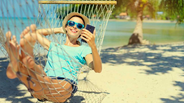 Vacanza spensierata con smartphone