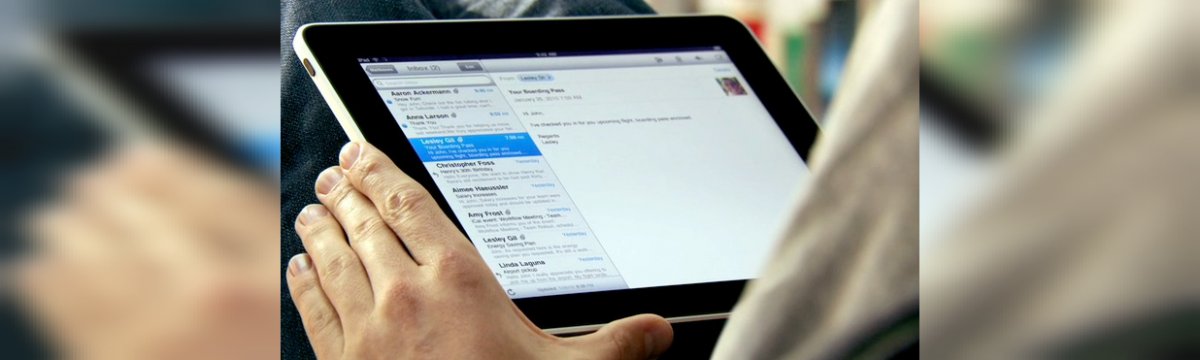 Controllare la posta elettronica con l'iPad