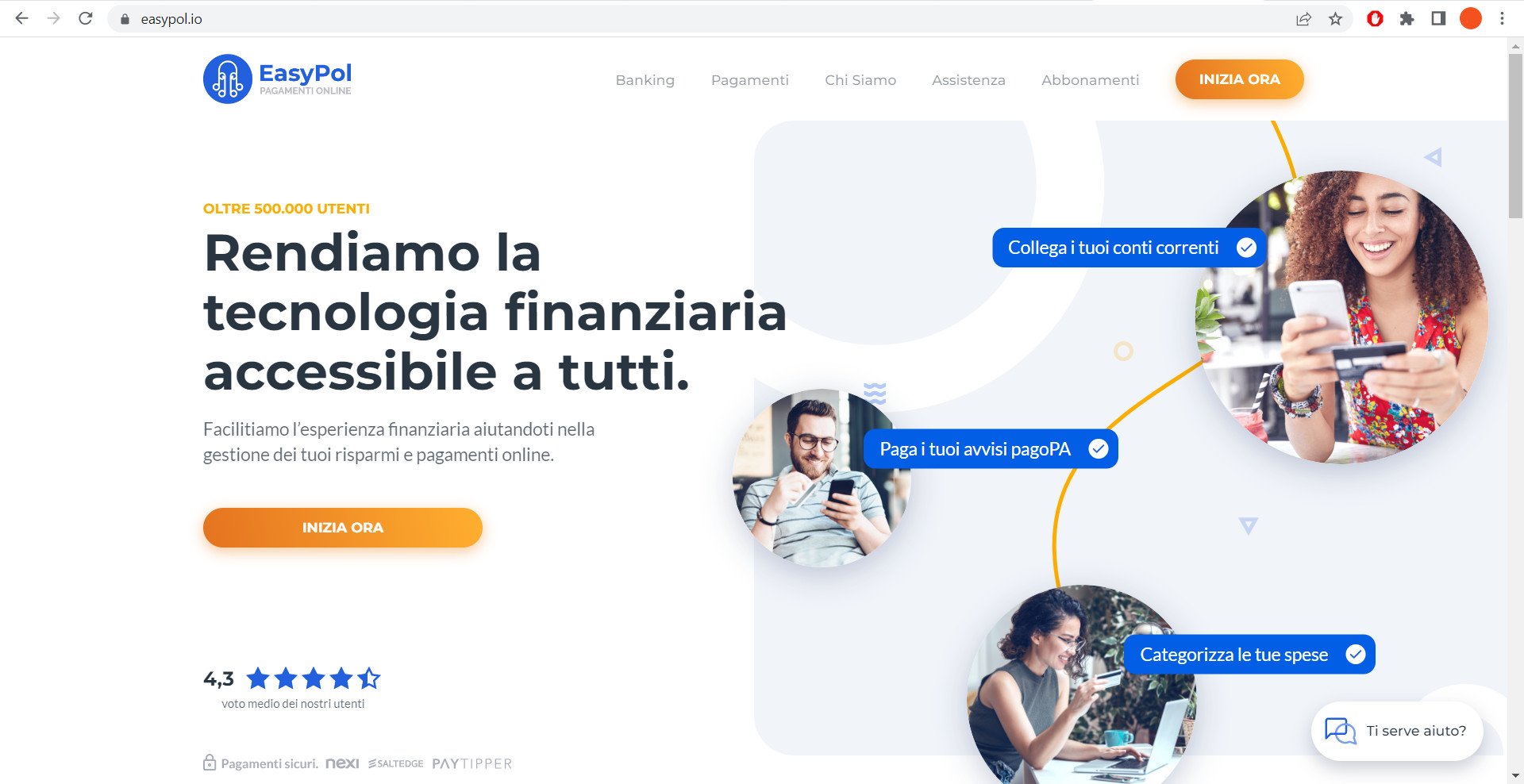 EasyPol home page