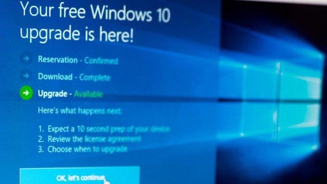 Aggiornamento a Windows 10