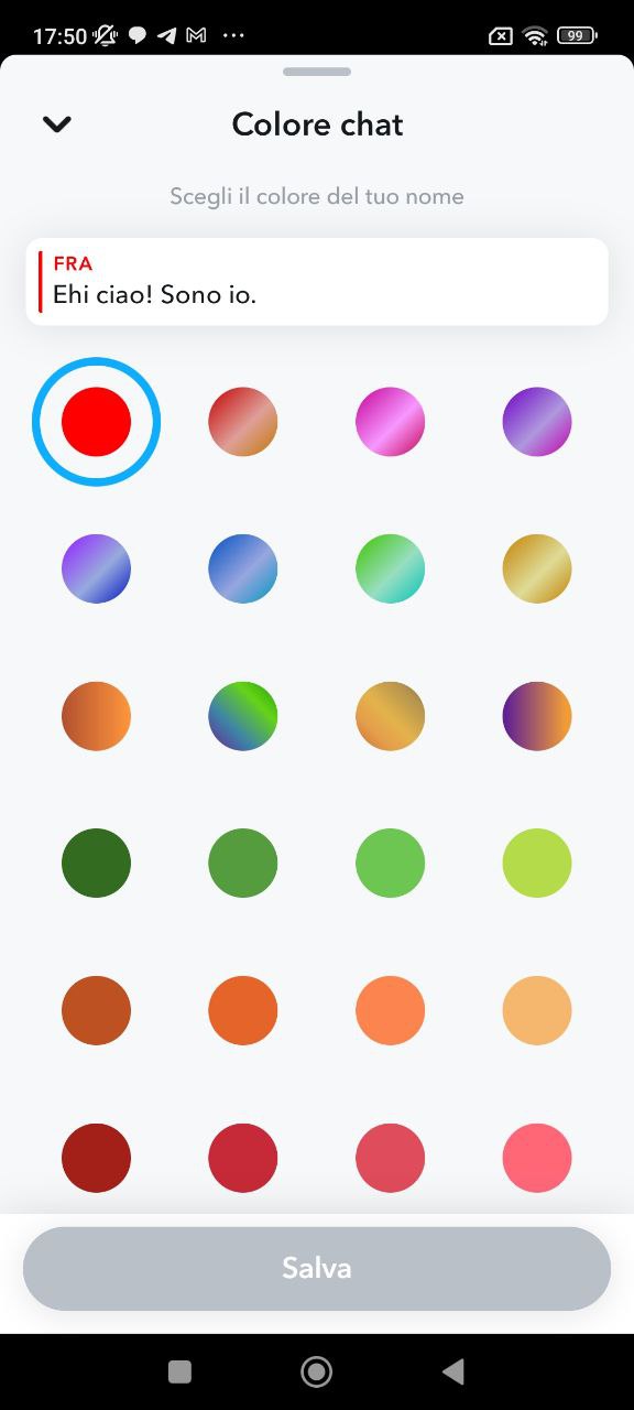 Colore snapchat AI