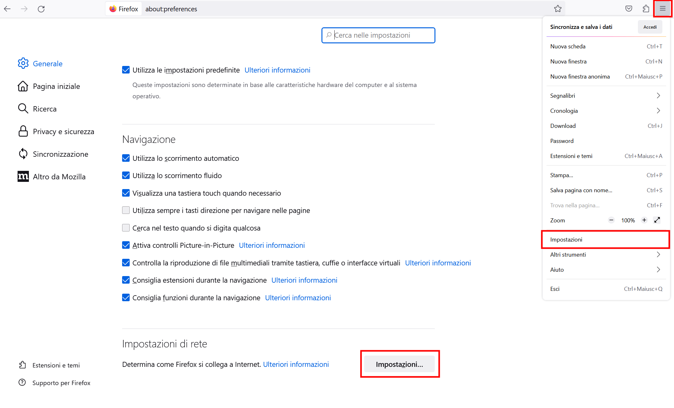 Protocollo DNS over Https su Mozilla Firefox Protocollo DNS over Https su Mozilla Firefox