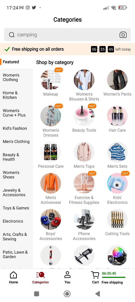 Categorie temu da app Categorie temu da app