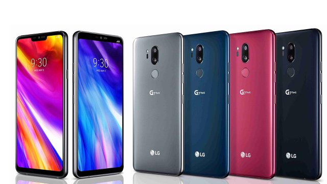 LG G7 ThinQ nelle varie colorazioni disponibili