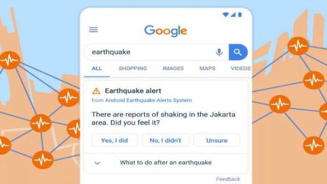 smartphone android terremoti