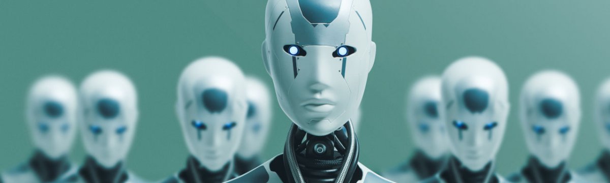Rendering grafico di robot umanoidi