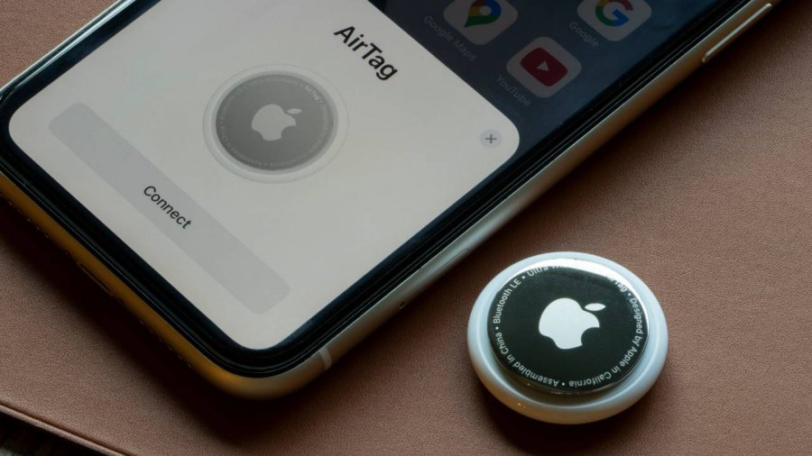 airtag di apple collegato ad iphone