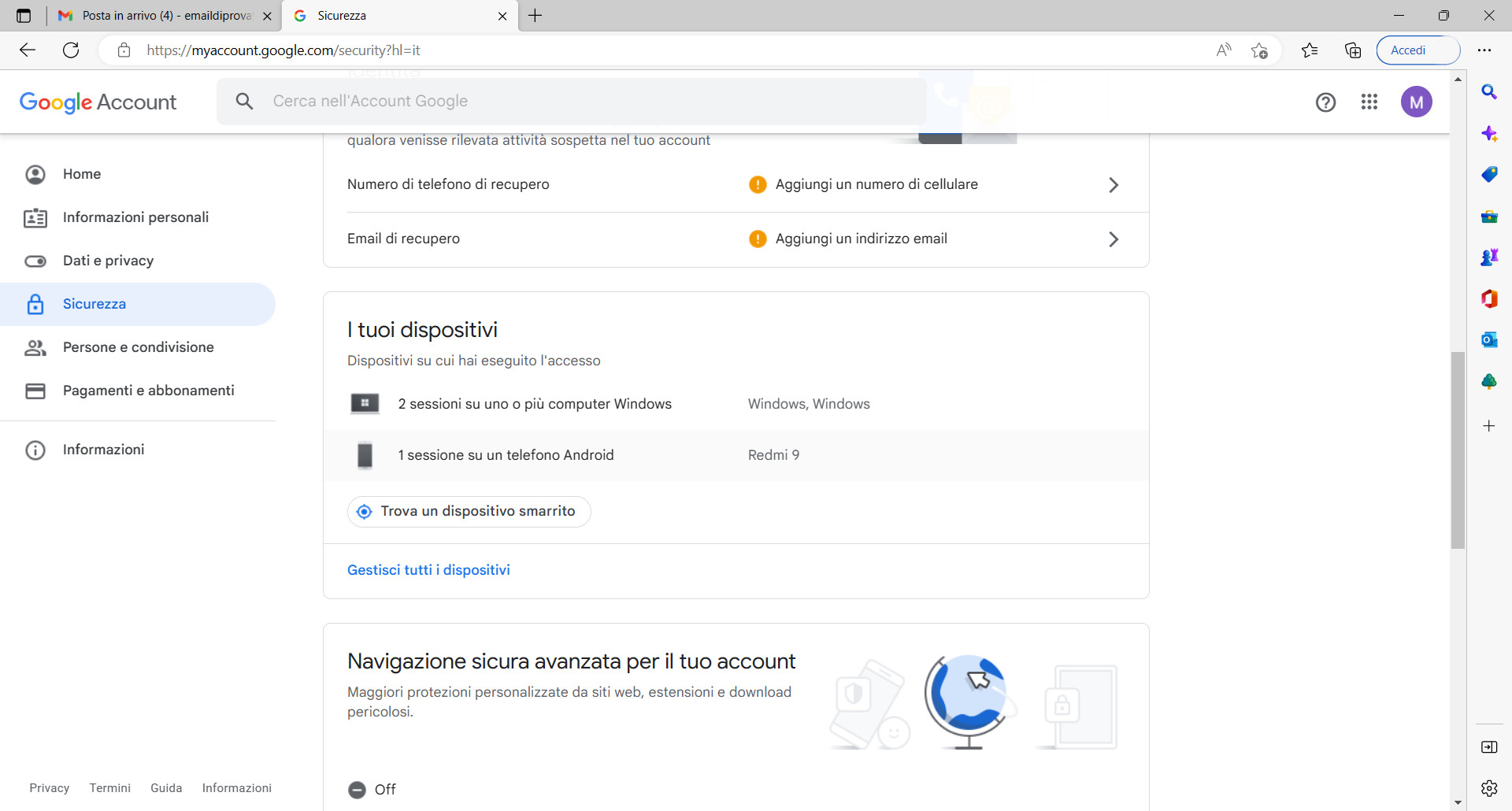 Disconnessione da Gmail da remoto Disconnessione da Gmail da remoto