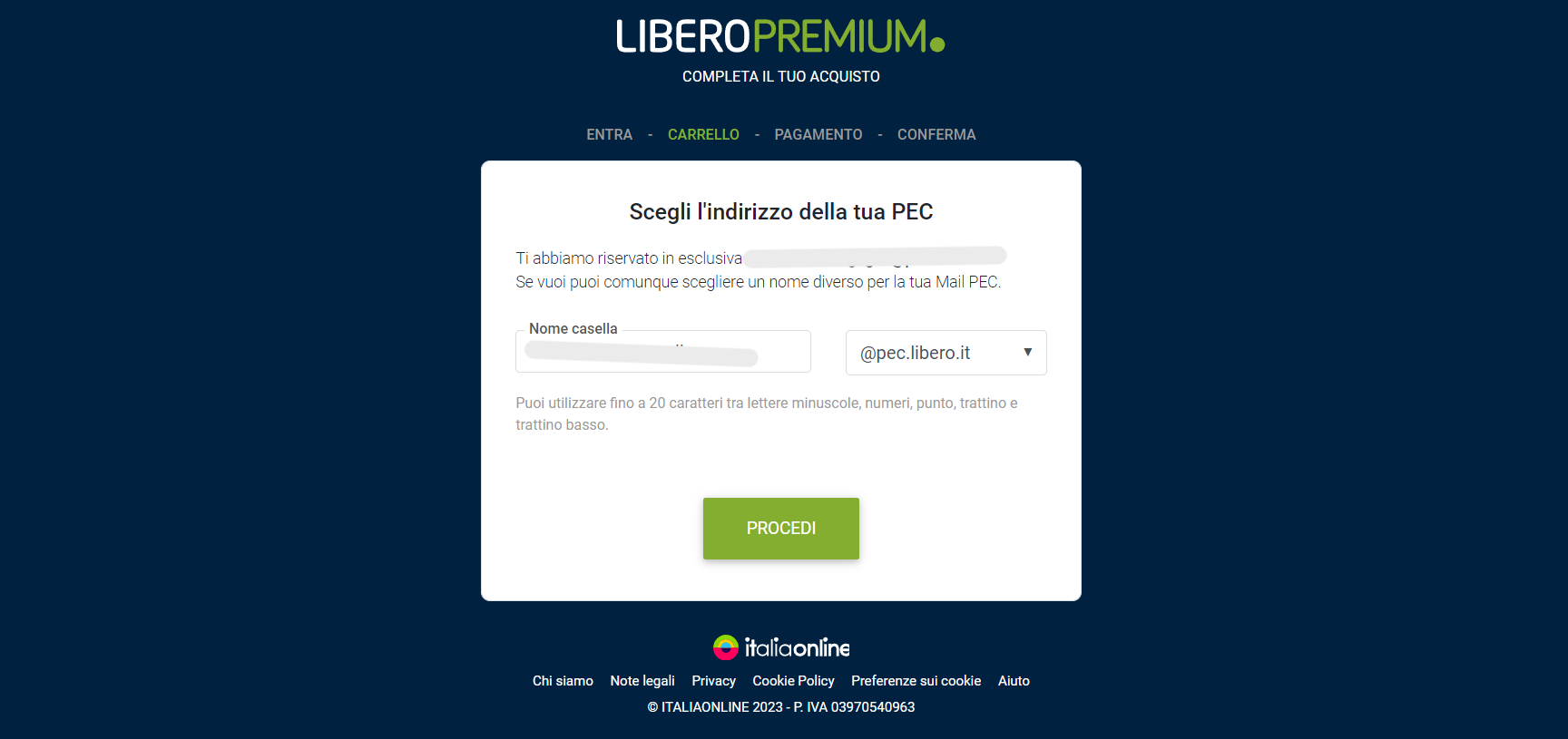Creazione account Libero Mail PEC Creazione account Libero Mail PEC