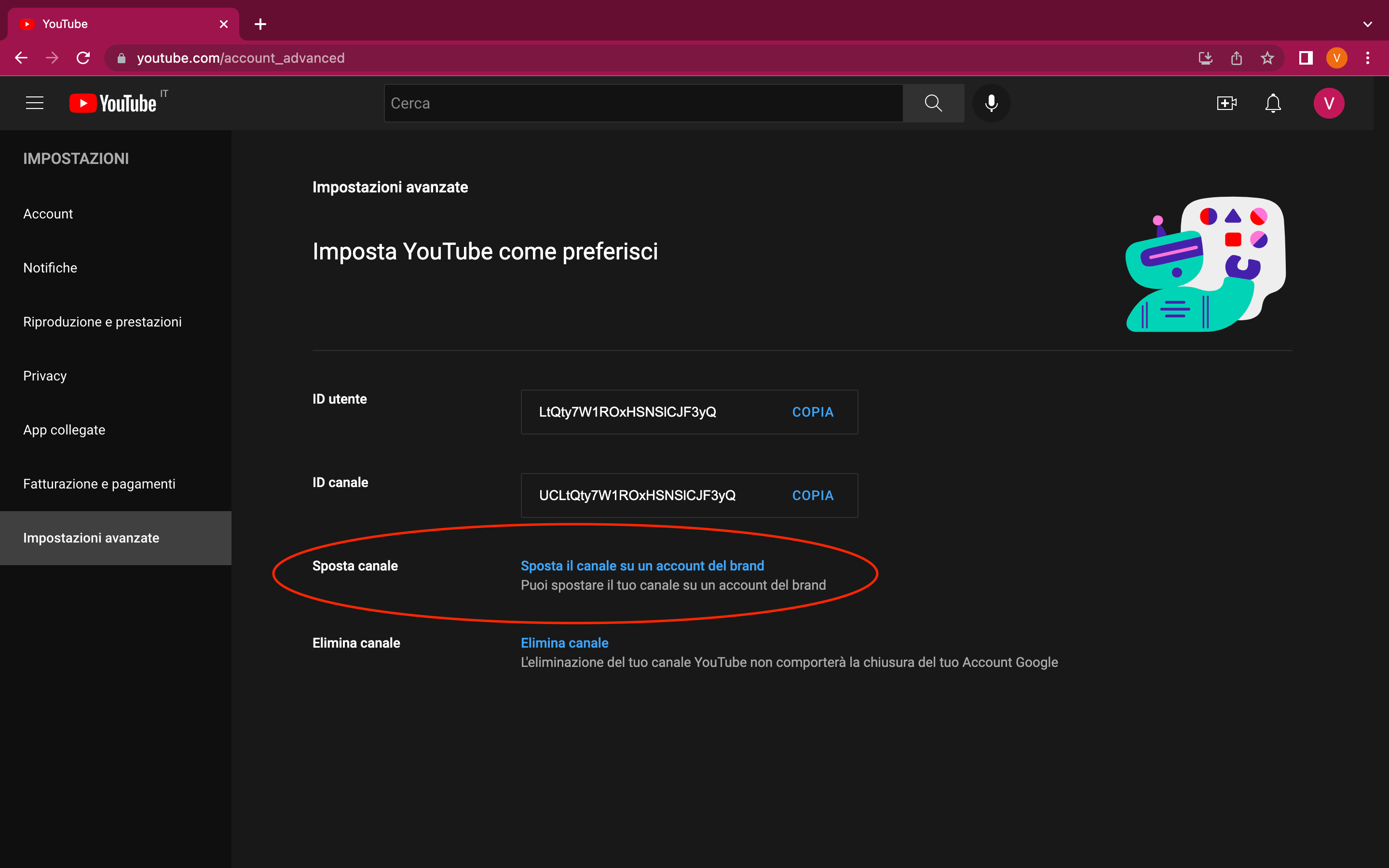 Canale YouTube Canale YouTube