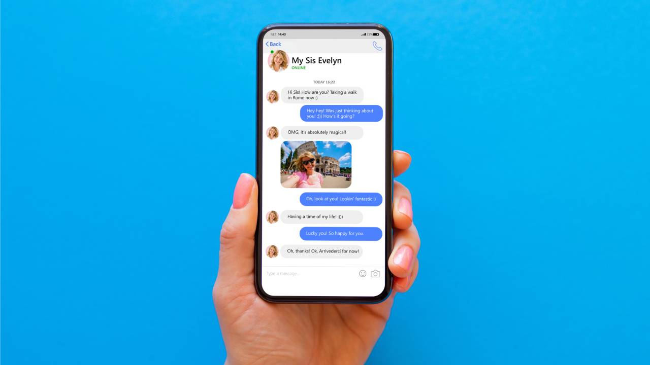 Homepage chat messaggi