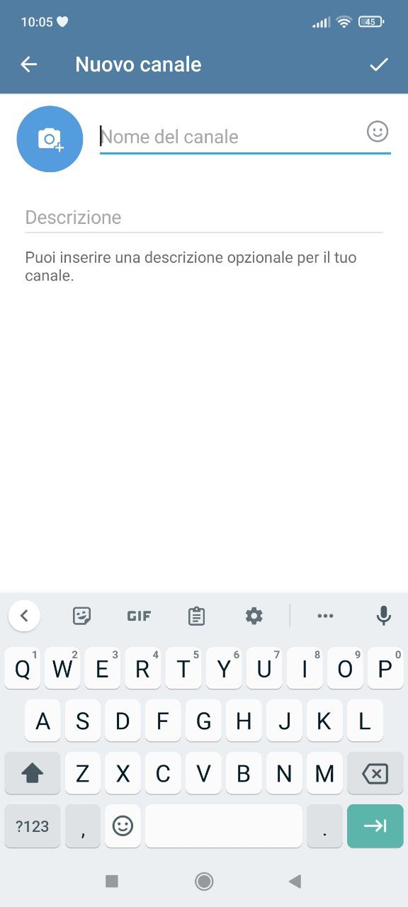 Telegram, creazione canale da smartphone Telegram, creazione canale da smartphone
