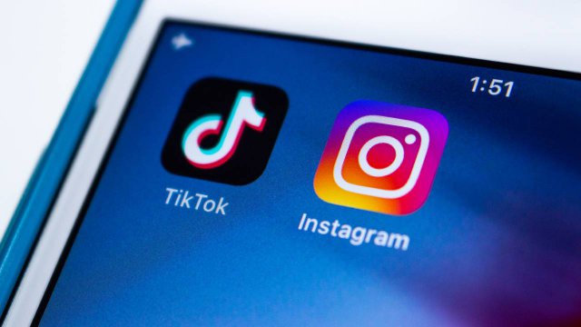 app instagram e tiktok