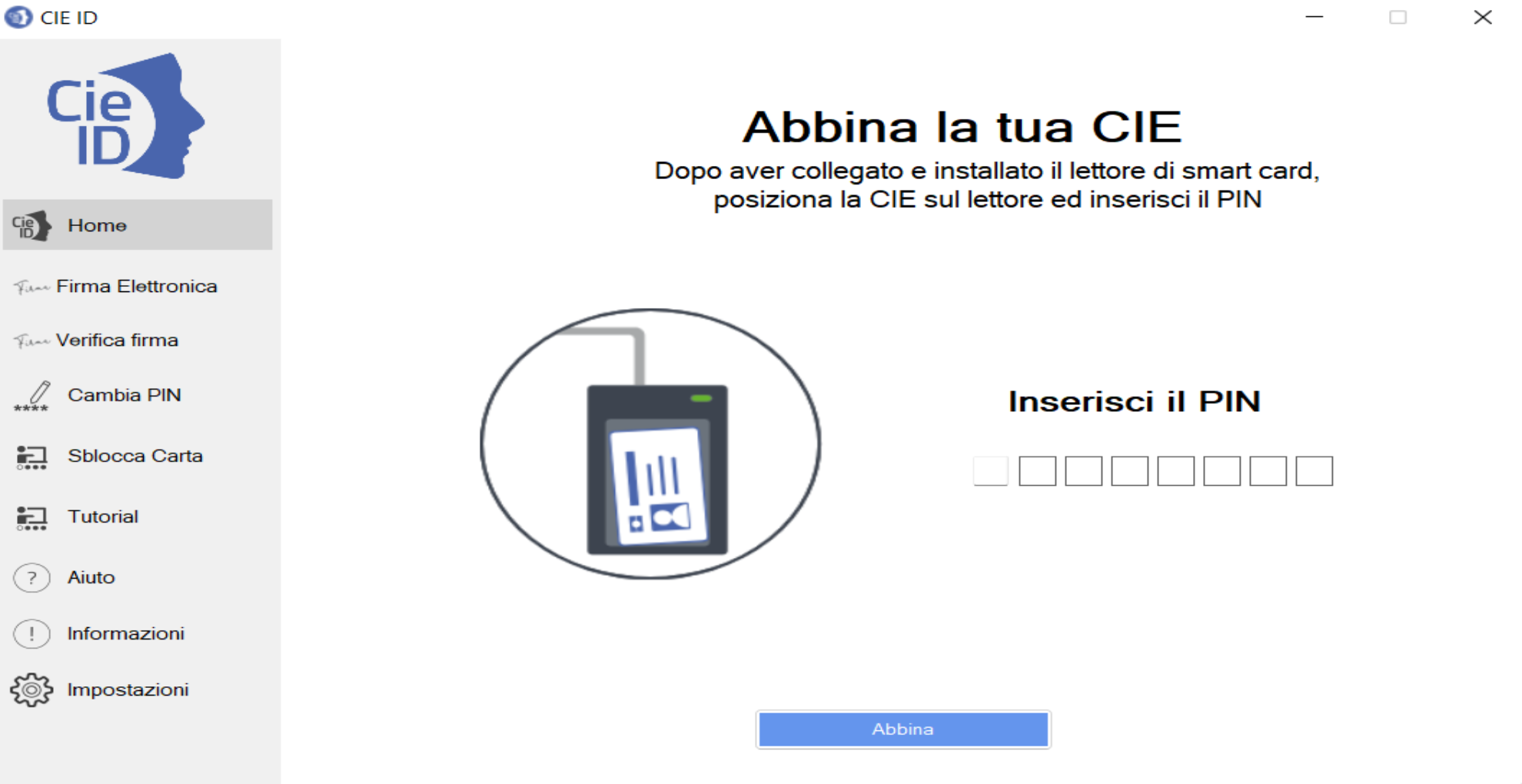 Come accedere con CIE da PC