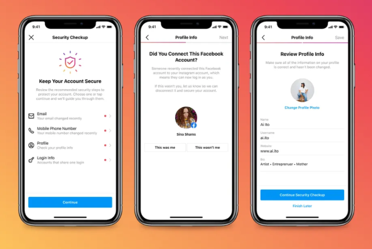 Instagram Security Checkup