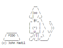Primo logo di FidoNet realizzato in ASCII