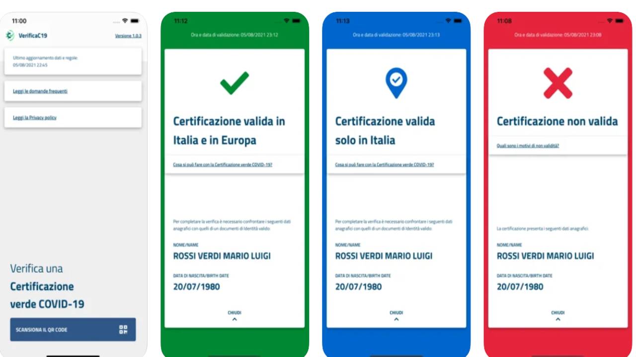 app verifica greenpass