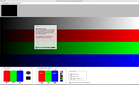 Online monitor test